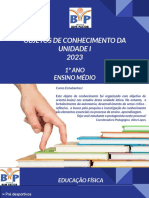 Objetos de Conhecimento Da Unidade I 2023: 1º ANO Ensino Médio