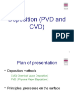 Deposition (PVD and CVD)