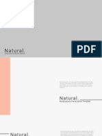 Natural.: Multipurpose Presentation Template