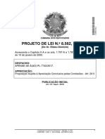 PROJETO DE LEI N.º 8.562, DE 2017: (Do Sr. Elizeu Dionizio)