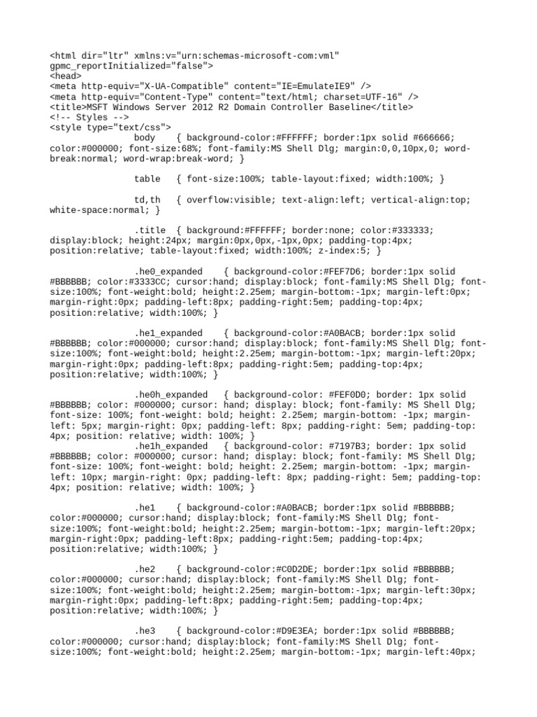 MSFT Windows Server 2012 R2 Domain Controller Baseline | PDF | System ...