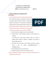 Actividades de La Segunda Semana