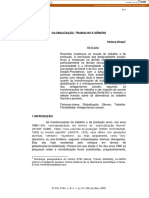 Globalização, Trabalho E Gênero: Provided by Universidade Federal Do Maranhão (UFMA) : Portal de Periódicos