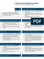 Top 25 Active Directory Security Best Practices Checklist