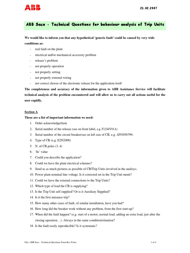Abb sace trip unit technical questions pdf materials science