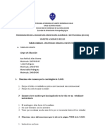 Grupo de Educación: Programación de La Asignatura Orientación Académica E Institucional (Osi-031)