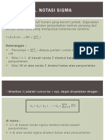 Notasi Sigma, Barisan Dan Deret Aritmatika