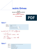 Electric Drives: ELL332 Semester II Academic Year 2022-23