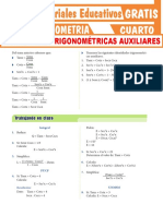 Identidades Trigonométricas Auxiliares: Trabajando en Clase