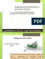 Sistema de Costos "ABC": Universidad Estatal Península de Santa Elena