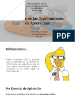 Liderazgo en Las Organizaciones de Aprendizaje Indi Marie