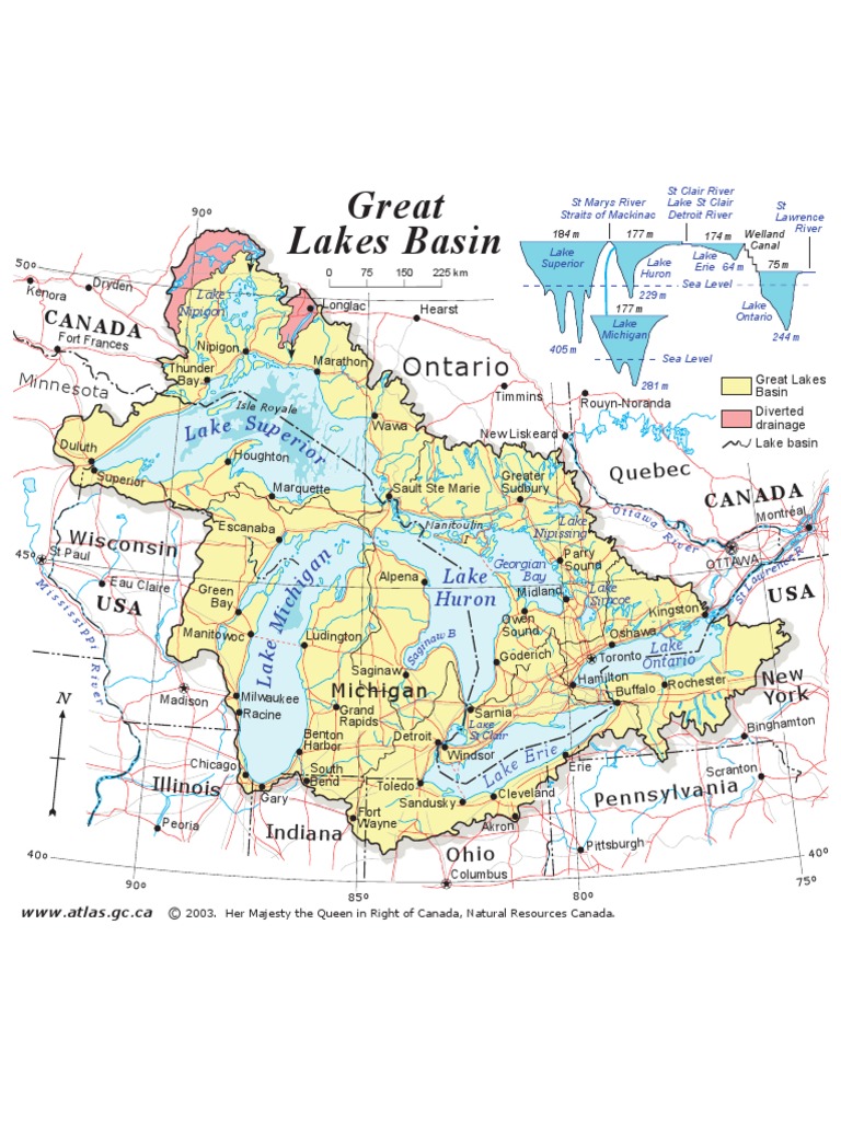 Canada Région Des Grands Lacs | PDF | Lake Huron | Ontario