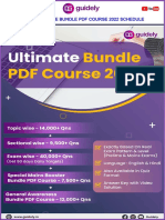 Sectional Wise Bundle PDF Course 2022 Schedule