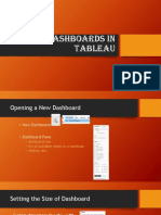 Dashboards in Tableau