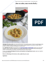 Albóndigas de bacalao receta fácil