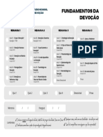 Cronograma Fundamentos Da Devoção - Mód 01