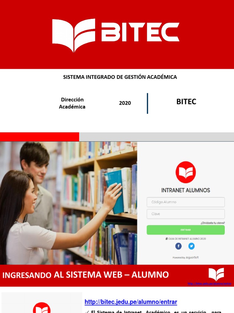 Bitec: Sistema Integrado de Gestión Académica | PDF | Red mundial ...