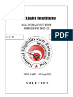 Lity-Cum: All India Neet Test SERIES-UG 2022-23