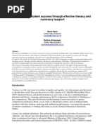 Download  Student Success Increasing student success through effective literacy and numeracy support by Hazel Owen SN6418362 doc pdf