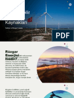Yenilenebilir Enerji Kaynakları: Türkiye Ve Rüzgar Enerjisi