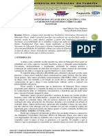 A Dança Como Conteúdo Das Aulas de Educação Física: Uma Perspectiva A Partir Dos Parâmetros Curriculares Nacionais