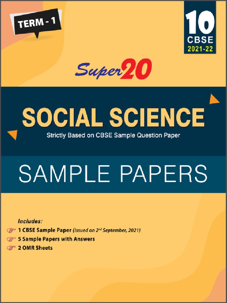 Class 10 Social Science Super 20 Sample Papers | PDF | Art