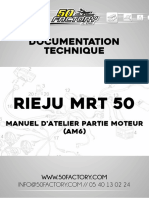 Rieju MRT 50 - Manuel D'atelier Moteur (AM6)