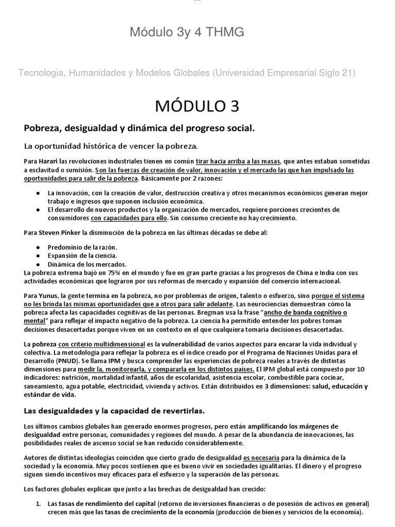 Resumen Módulo 3 y 4 | PDF