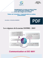 Projet D'Accompagnement À La Mise en Place D'une Démarche de Certification ISO9001: 2015 Du Service Des Stages de La FSEGS