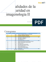 Generalidades de La Bioseguridad en Imagenología II: Paulina Agüero Vivanco Tm. Imagenología Y Física Medica MARZO 20 21