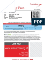 Austrian Boardingpass