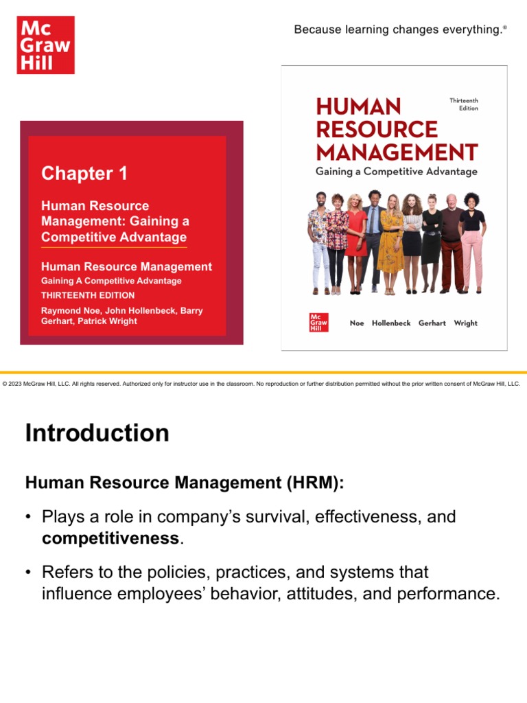 C01 - Introduction To SHRM Part 1 | PDF | Human Resource Management ...