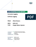 Log Interpretation Report: Corrosion Logging Empulse Logging