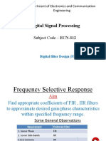 Digital Signal Processing: Subject Code - ECN-312