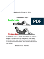 Exercícios Educação Física