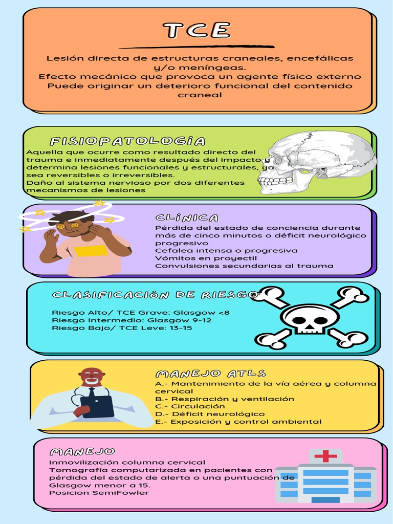 Fisiopatología y Clasificación del TCE | PDF