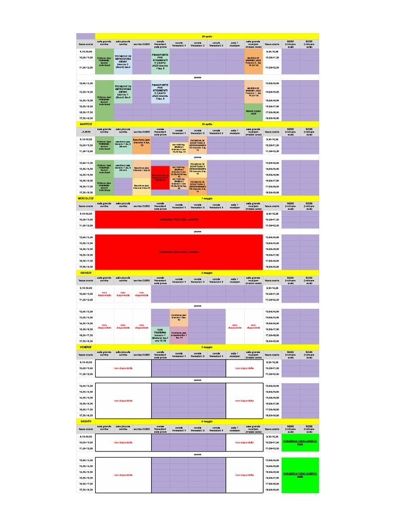 Calendario Jazz Corner MAGGIO 2019 PDF