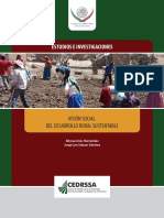 Visión Social Desarrollo Rural Sustentable