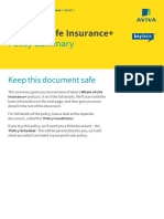 Whole of Life Insurance+: Policy Summary