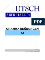 Grammatikübungen Grammatikübungen A1 A1