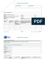 Master Risk Assessment Form