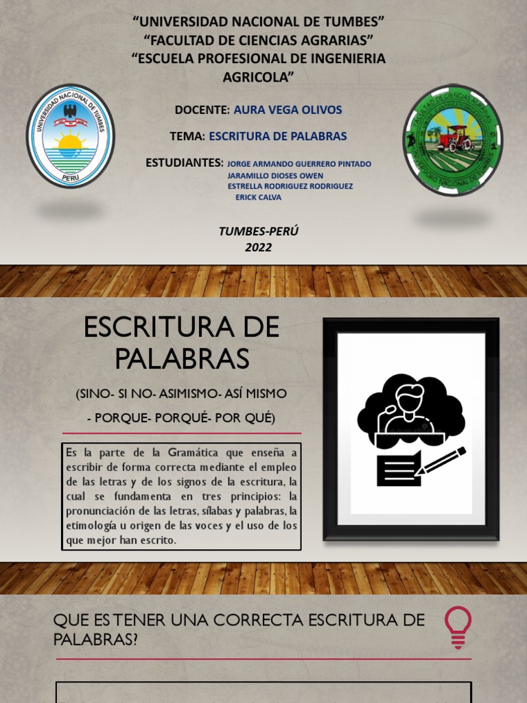 Escritura Correcta de Palabras | PDF | Escritura | Cognición
