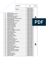 Nama Mahasiswa NIM Kelas Nomor Urut Absen