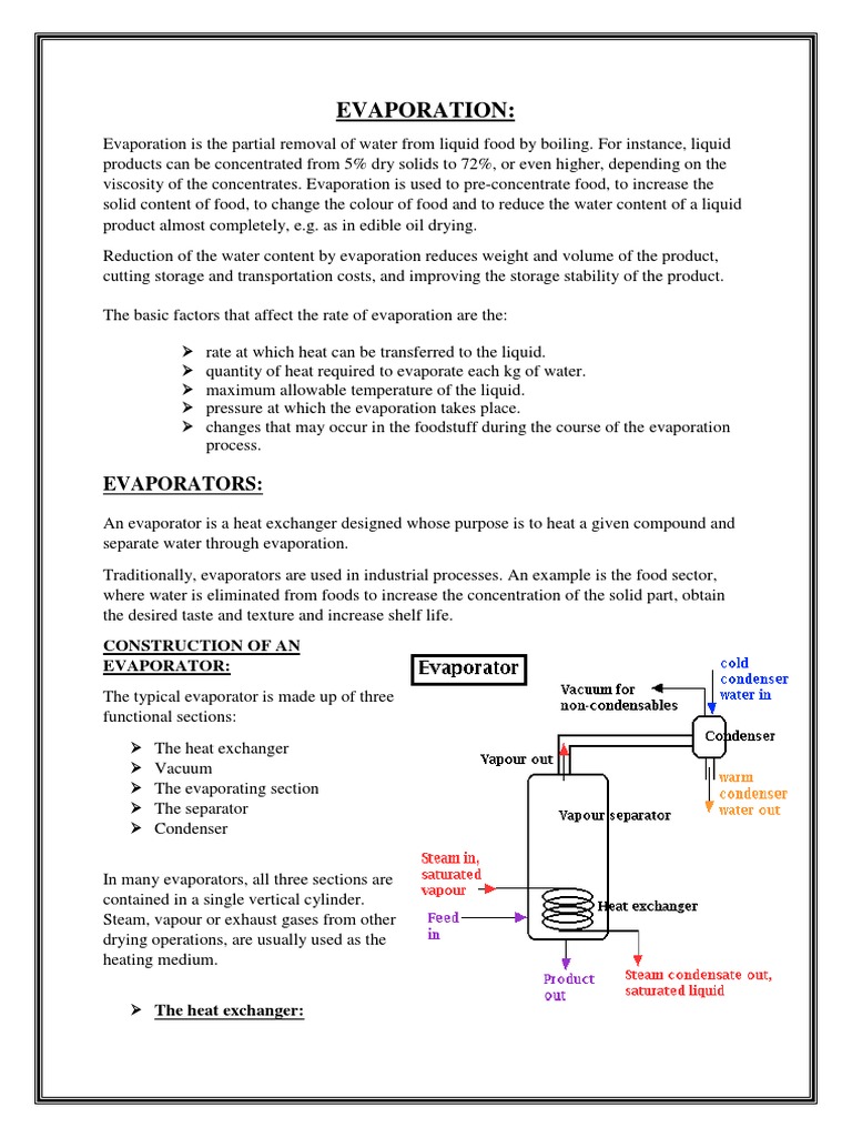Understanding Evaporators A Comprehensive Guide to Evaporation