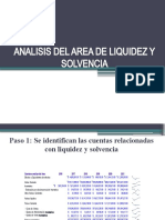 Analisis Del Area de Liquidez y Solvencia