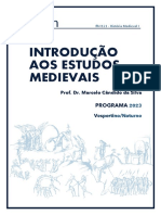 Introduçao Aos Estudos Medievais: Prof. Dr. Marcelo Cândido Da Silva