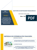 Auditoría de Entidades Financieras Ii: Unidad I