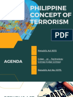 Research Proposal Business Presentation in Dark Green Orange Geometric Style