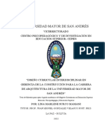 Universidad Mayor de San Andrés: Tutor: Prof. Juan Miguel González Velasco Post. Ph.D. La Paz - Bolivia 2022