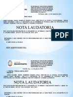 Notas Laudtorias Power Point S